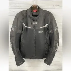 ixs Jackets Coats Ixs Levante Textile Motorcycle Zip Up Jacket Black Size Xl Padded Reflectors Poshmark